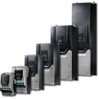 Six P2 Series AC systems vector drives of varying sizes. Fractional through 250HP | Sizes 2, 3, 4, 5, 6, 7