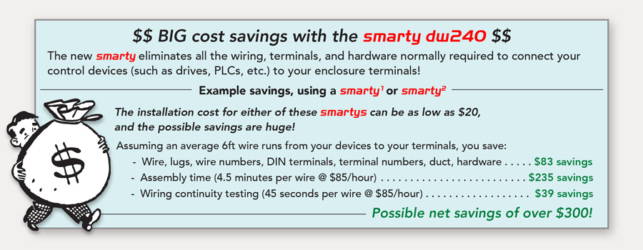 Save money with smarty dw240, the world's most advanced automation controller